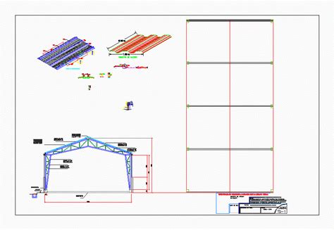 Estructura Metalica En AutoCAD Librería CAD