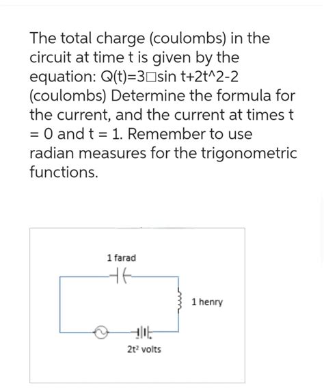 Answered The Total Charge Coulombs In The… Bartleby