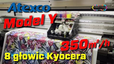 Atexco Model Y Hs G Owic Kyocera Druk Sublimacyjny Papieru O