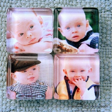 Custom Photo Glass Magnets Etsy