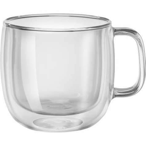 Zwilling Sorrento Plus Pc Double Wall Glass Cappuccino Mug Set Pc