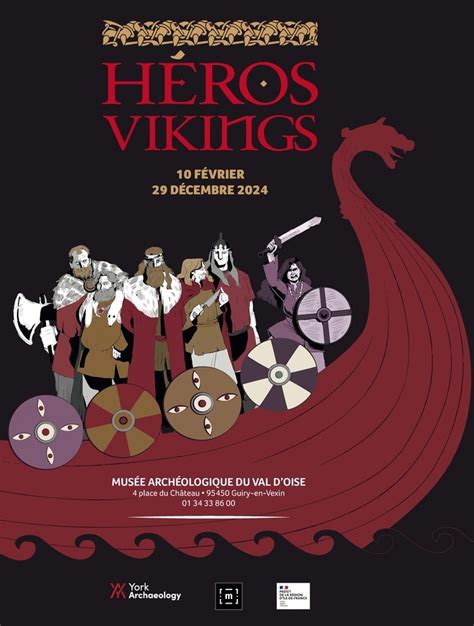 Visite commentée de lexposition Héros vikings Musée archéologique