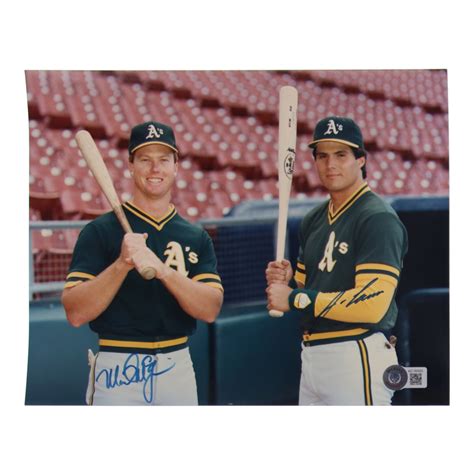 Mark McGwire Jose Canseco Signed Athletics 8x10 Photo Beckett