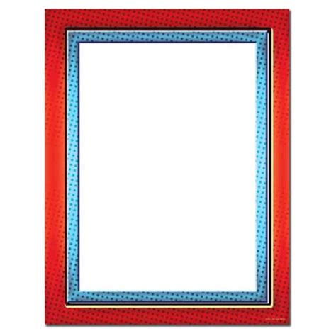 Red And Blue Border Border Paper Your Paper Stop