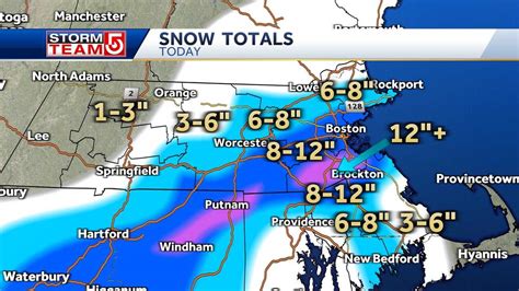 Snowfall totals: How much fell across Massachusetts?