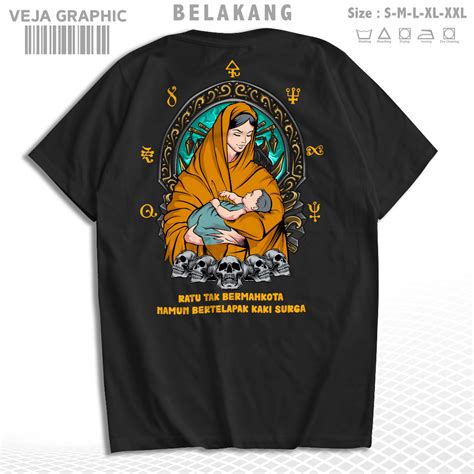 Jual Vejagraphic Kaos Pluralisme Ratu Tak Bermahkota Bertelapak Kaki