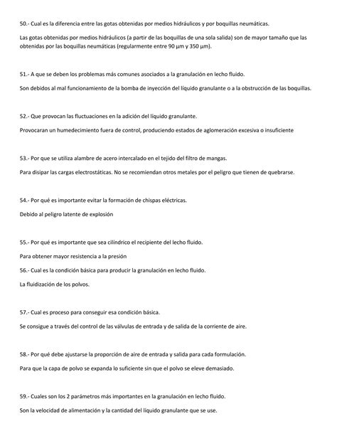 Cuestionario Segundo Parcial Operaciones Unitarias 1 PDF