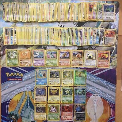 Vintage Pokemon Card Lot Wotc Gym Neo E Series Etc Mp Damaged Raikou