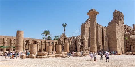 The Karnak Temple Complex Consists Of A Number Of Temples Chapels And