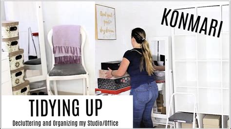 Tidying Up Marie Kondo Decluttering And Organizing My Studiooffice