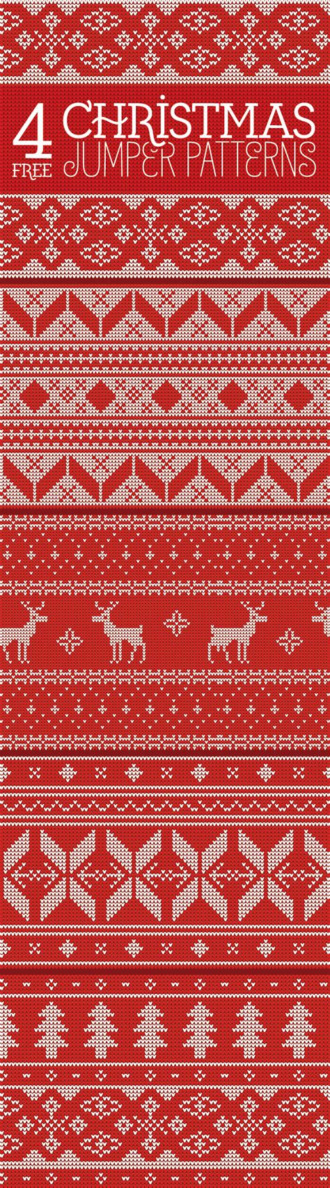 4 Free Seamless Knitted Christmas Jumper Patterns - iDevie