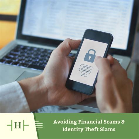 Avoiding Financial Scams And Identity Theft Slams U S Quick Reference