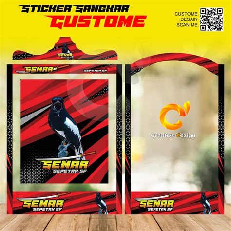 Jual Sticker Sangkar Kotak Burung Kacer Semar Shopee Indonesia