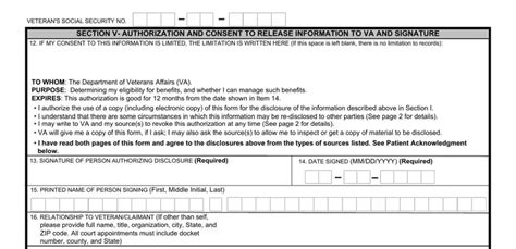 Va Form 21 4142 ≡ Fill Out Printable Pdf Forms Online