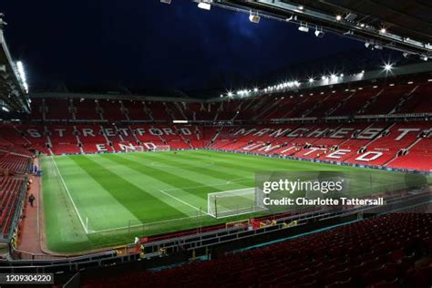 Old Trafford Stadium View Photos and Premium High Res Pictures - Getty ...