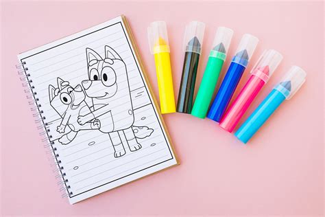 20 Bluey Coloring Pages. Bluey and Bingo Dog Printable - Etsy