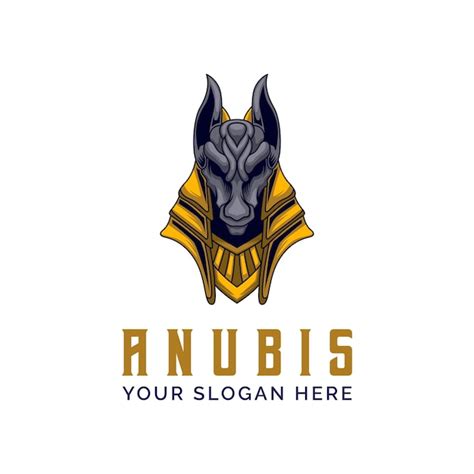 Premium Vector Anubis Mascot Logo Design Vector Template Illustration