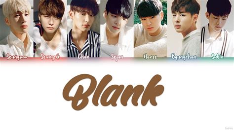 VICTON 빅톤 BLANK 얼타 Lyrics Color Coded HAN ROM ENG YouTube