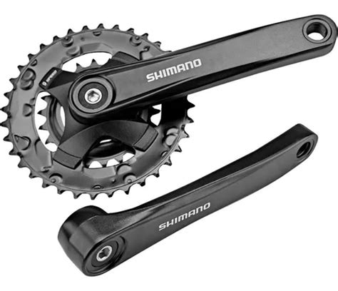 Biela doble Shimano Altus FC mt101 para bicicleta de montaña 175 mm