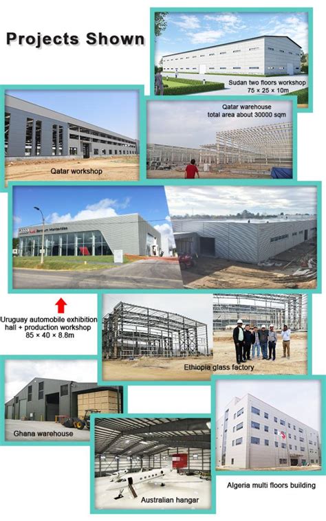 Multi Storey Steel Structure Building Heavy Duty Steel Residential