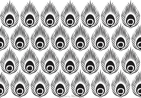 Peacock Black Pattern Vector 88303 Vector Art At Vecteezy