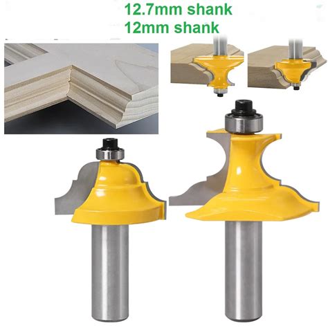 2pc 12127 Shank Architectural Cemented Carbide Molding Router Bit