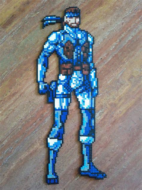 Solid Snake Hama Beads By Cissnei San On Deviantart