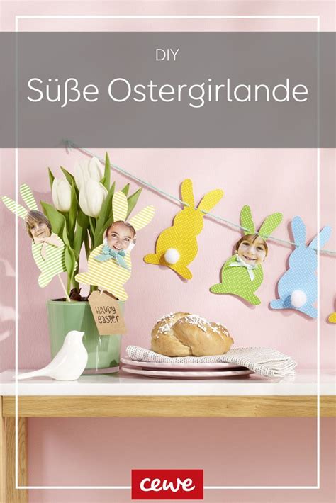 Girlande Zu Ostern Basteln Cewe Happy Easter Easter Diy