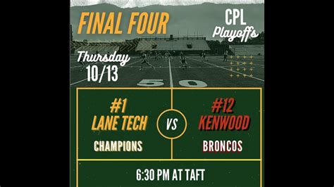 Kenwood Vs Lane Tech Flag Football Youtube