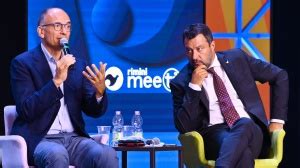 Matteo Salvini Ed Enrico Letta Arrivano Le Reazioni Dei Due Grandi