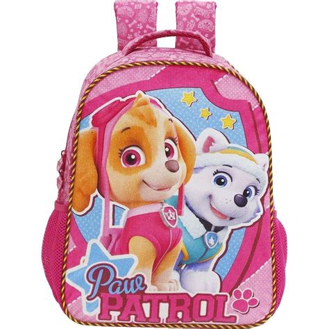 Mochila Escolar De Costas Infantil Patrulha Canina Sky No Shoptime