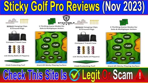 Sticky Golf Pro Reviews Nov Does It Have Legitimacy Watch This