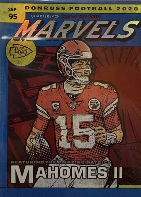 Patrick Mahomes Ii 2020 Donruss M Pm Marvels Ssp Bgs 10 Pristine