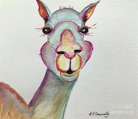 Camilla the Camel Painting by Barbara Connolly | Pixels