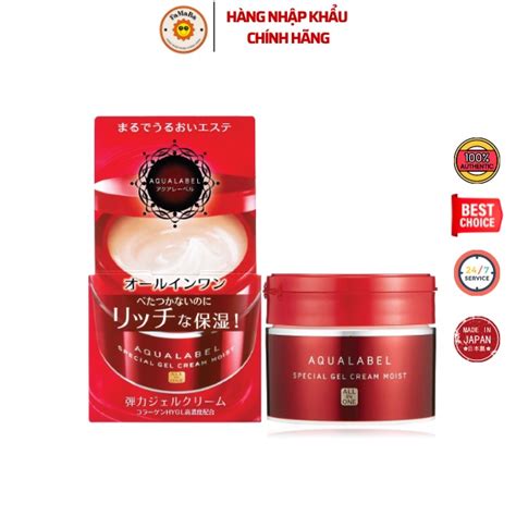 Kem Dưỡng Da Shiseido Aqualabel Special Gel Cream 90g Màu đỏ Shopee