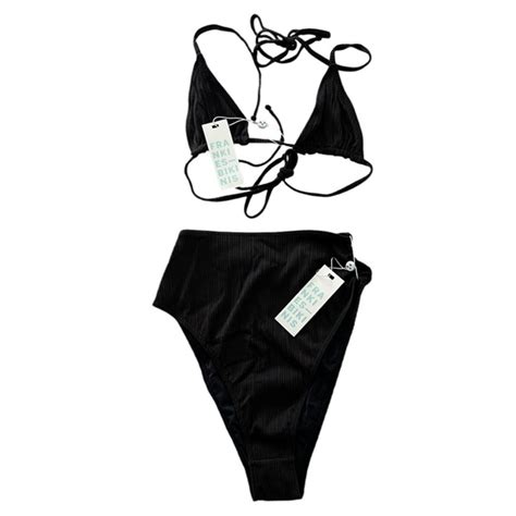 Frankie S Bikinis Swim Frankies Bikinis Tia Black Bikini Set Xs Poshmark