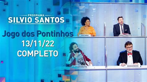 Jogo Dos Pontinhos Programa Silvio Santos 13 11 22 YouTube