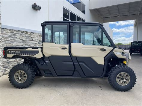 2024 Can Am Defender MAX Limited HD10 Desert Tan Timeless Black For