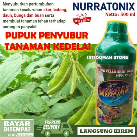 Jual Pupuk Penyubur Akar Dan Daun Tanaman Kedelai Terbaik NURRATONIX