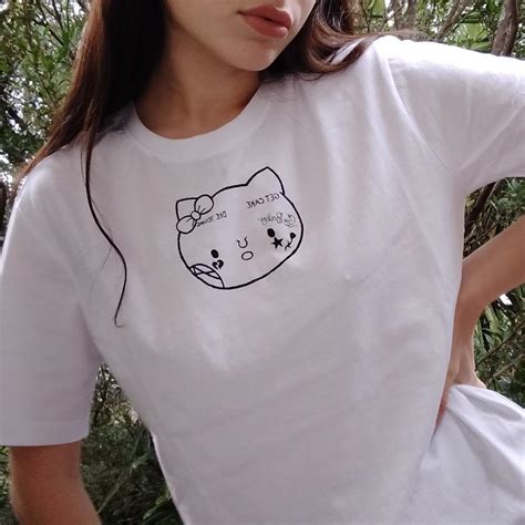 Lil Peep X Hello Kitty Tee Hello Kitty With Peeps Depop