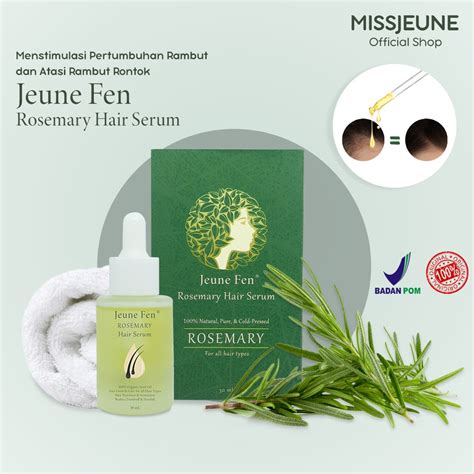 Jual BPOM JEUNE FEN Rosemary Hair Grow Growth Care Serum 100 Natural