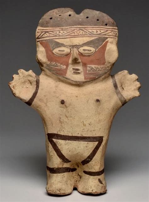 Pottery Large Cuchimilco Figure Chancay Culture Peru Peru