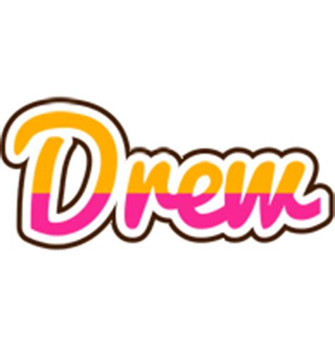 Drew Logo | Name Logo Generator - Smoothie, Summer, Birthday, Kiddo, Colors Style