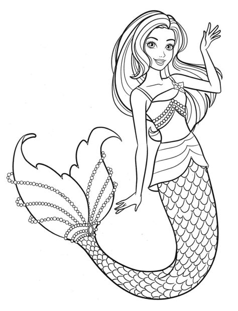 Coloring Pages Of Mermaids