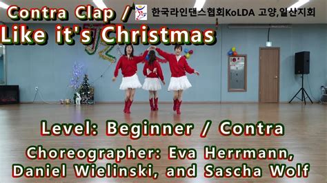 Contra Clap Like It S Christmas Line Dance Kolda