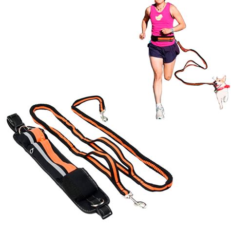 Pet Leashes Dog Running Leash For Dogs Hand Freely Adjustable Waist