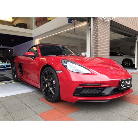 Twl台灣碳纖 全新 Porsche 保時捷 718 Cayman Boxster 升級 Gts前保桿 Pp材質 蝦皮購物