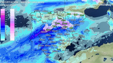 Temporal De Nieve En Espa A D Nde Y Cu Ndo Va A Nevar Eltiempo Es