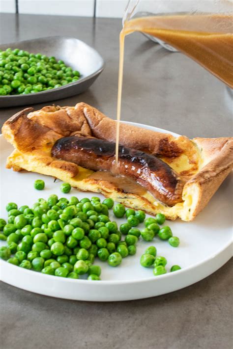 Easy Toad in the Hole with Onion Gravy - Culinary Ginger