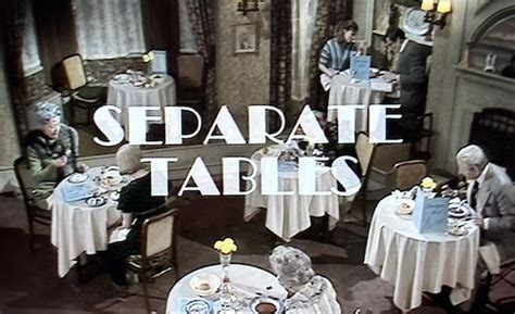 Separate Tables – BBC play | Peter Viney's Blog